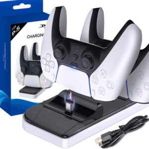 Latausasema Playstation 5 DualSense -ohjaimille ja peliohjaimelle