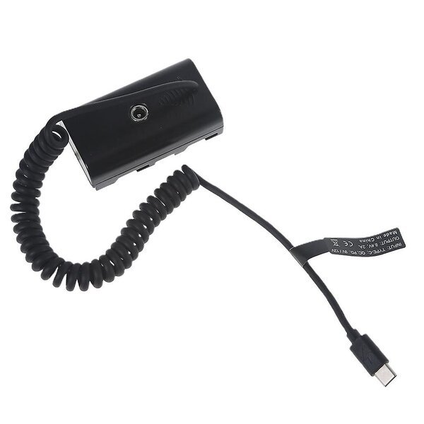 Latausvirtapatteri USB C - NP-F550, kestää alhaisia lämpötiloja