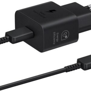 Samsung GaN 25W SFC USB-C laturi, musta