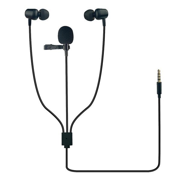 Lavalier-mikrofoni 1,5 m, 1 kpl.