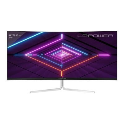 LC-Power Kaareva 34"UltraWide QHD 100 Hz Näyttö, LC-M34-UWQHD-100-C-V3
