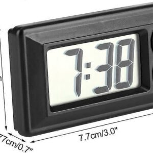 LCD-kello, musta, 1 kpl