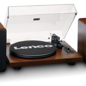 Lenco levysoitin LS-600WA (pähkinä) + kaiuttimet HiFi-sarja