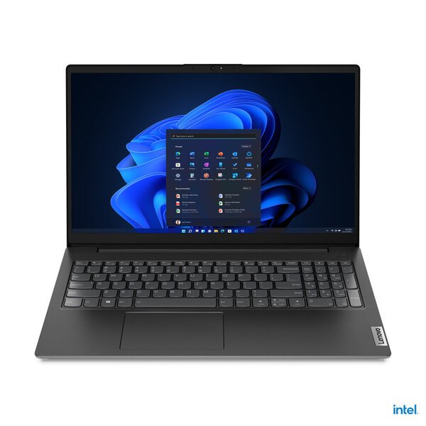 Lenovo V V15 - Intel® Core™ i3-1315U, 15,6"FHD, 8GB RAM, 256GB SSD, Wi-Fi 5, Windows 11 Pro - Kannettava Tietokone - Musta