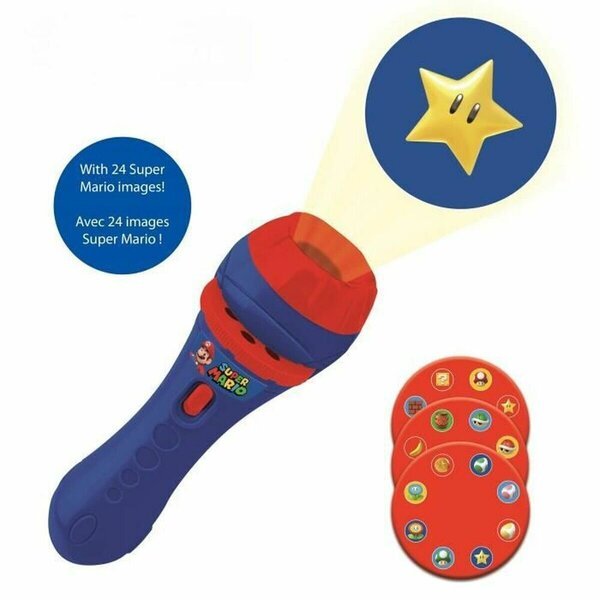 Lexibook - Super Mario Theme Stories Projector and Torch Light - (LTC050NI)