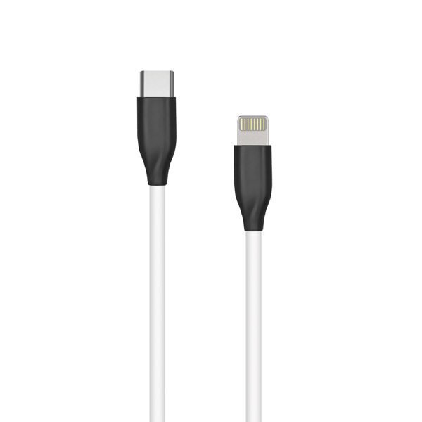 Liightning kaapeli USB Type-C (1 m, valkoinen)
