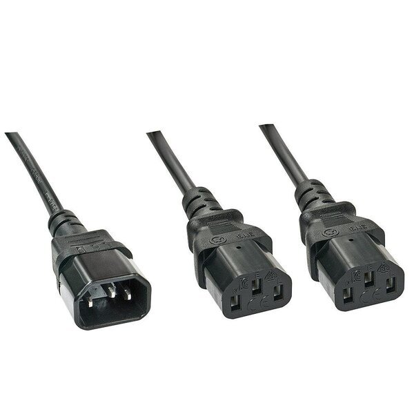 Lindy 2 x C13 ir C14, 1m