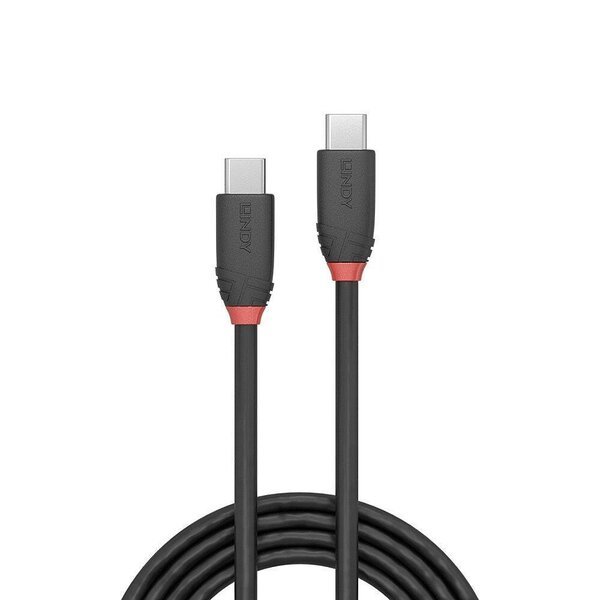 Lindy KAAPELI USB3.2 CC 0.5M/MUSTA 36905 LINDY