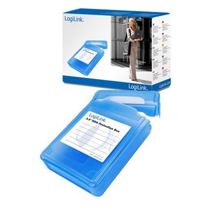 LogiLink UA0133 Kiintolevyn suojalaatikko 1 kiintolevy, sininen
