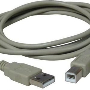logo usb-kaapeli (2.0), usb a uros - usb b uros, 1,8 m, pistorasia, pistorasia
