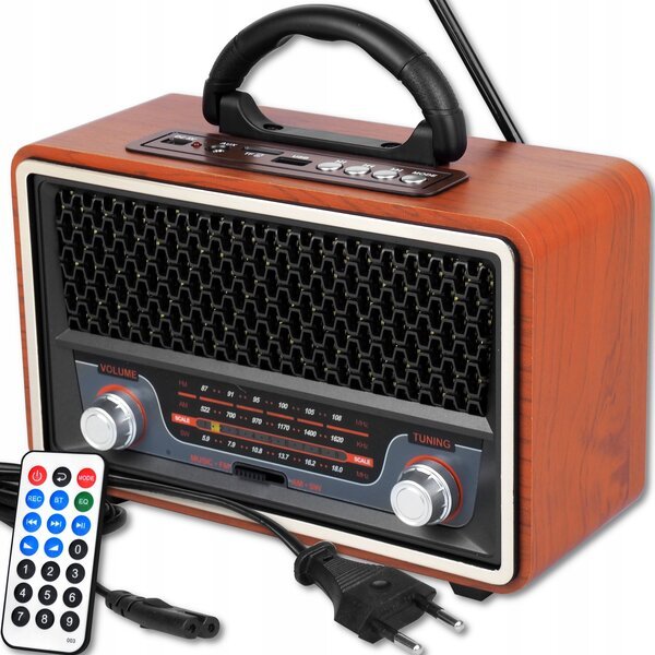 Ltc Retro Fm-keittiöradio bluetooth Usb Mp3:lla