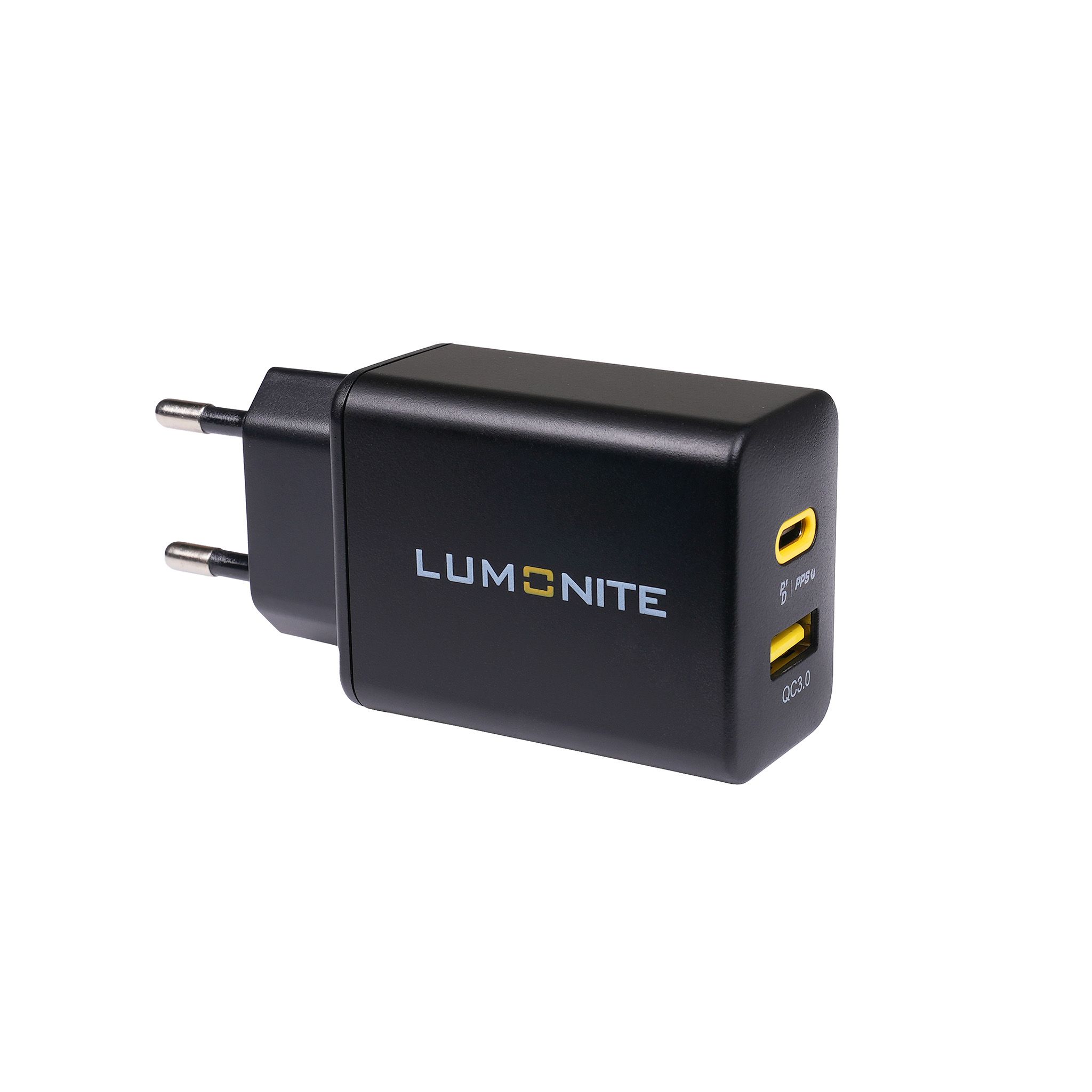 USB-laddare LUMONITE Charging Cube - 33W / USB-C + USB-A