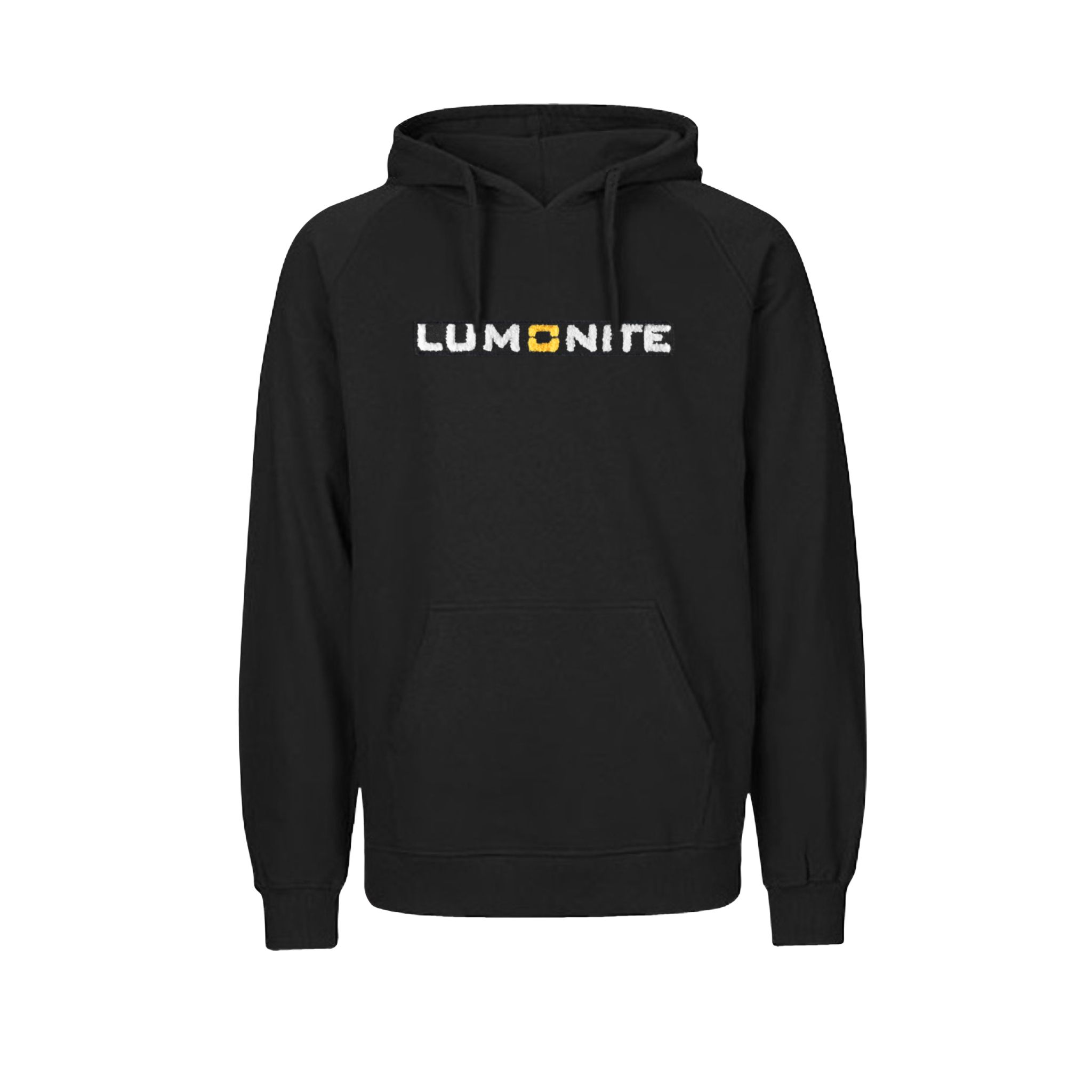 Hoodie LUMONITE® Chenille text-Logo, Large, herr