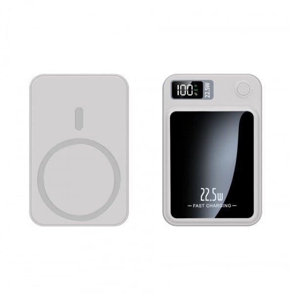 Varavirtalähde 20000 mAh, 22,5W, MagSafe Power Bank, Lila