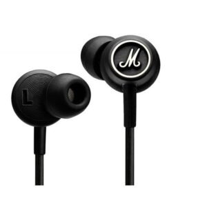 MARSHALL langalliset nappikuulokkeet w/Mic& Remote, Black& White