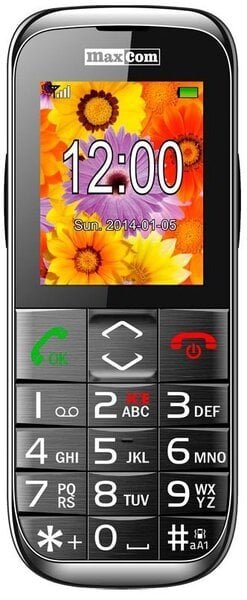 Matkapuhelin Maxcom MM720BB, musta