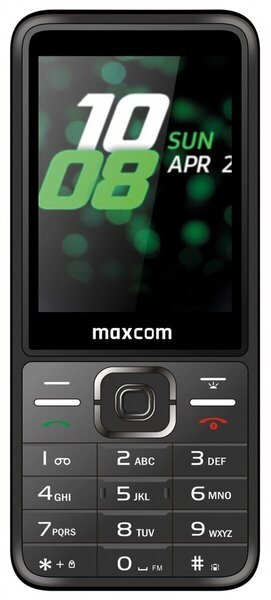 Maxcom MM244 Classic, Dual SIM, Black