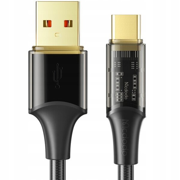 Mcdodo USB-C-kaapeli Mcdodo CA-2092 6A, 1,8 m (musta)