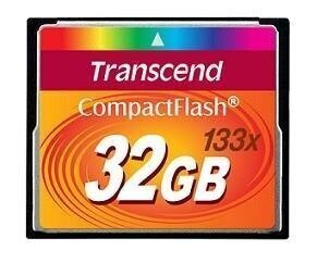 MEMORY COMPACT FLASH 32GB / 133X TS32GCF133 TRANSCEND.