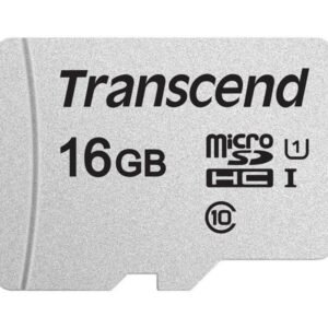 MEMORY MICRO SDHC 16GB W/ADAP/C10 TS16GUSD300S-A TRANSCEND