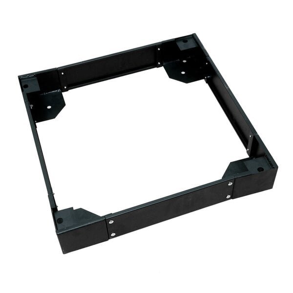 Metallinen jalusta seisoville kaapeille, 600x600mm, musta