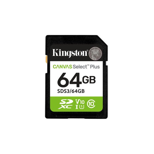Micro-SD-Muistikortti Adapterilla Kingston SDS3/64GB 64 GB