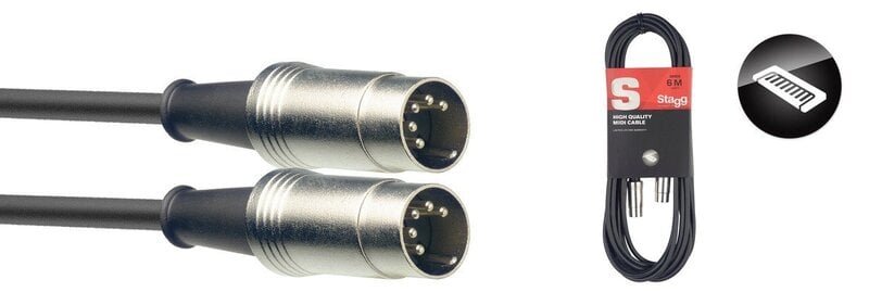 MIDI-kaapeli Stagg SMD6, 6 m