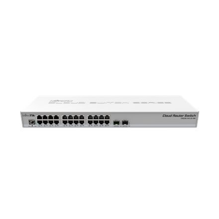 net reititin/kytkin 24port 1000m/crs326-24g-2s+rm mikrotik