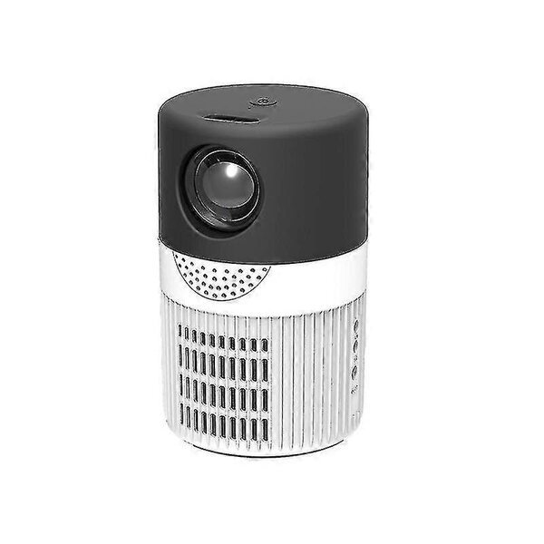 Mini-projektori T400 LED, 100 tuumaa, 3000 luumenia, musta/valkoinen, 1 kpl