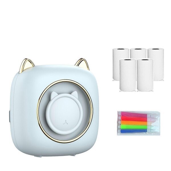 Mini-tulostin Pho A Bluetooth-terminen, sininen