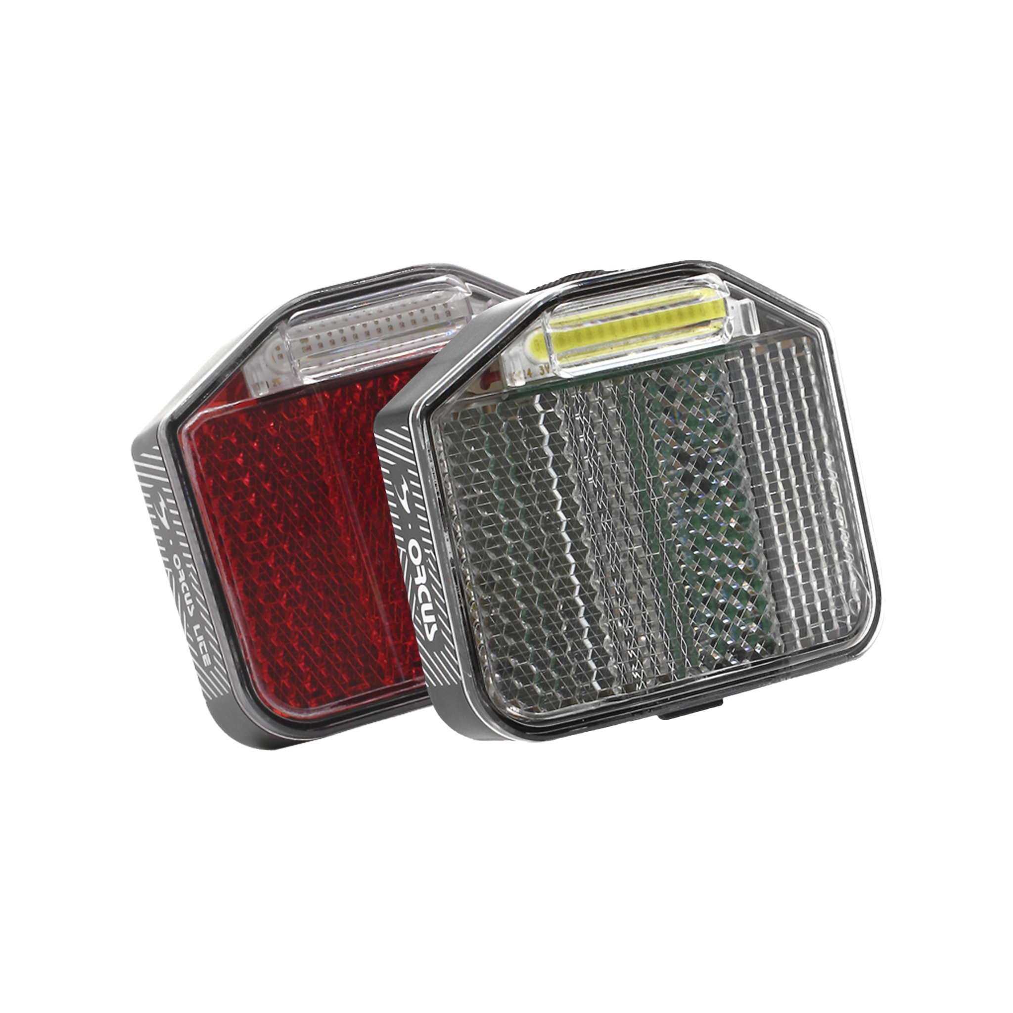 Cykelbaklampa Moon Orcus Lite - 60 lm / Laddbar, Baklampa + Framlampa (Orcus Lite-W)