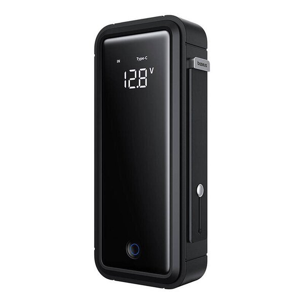 Moottorin käynnistin 3000A, 12V, USB-C, harmaa