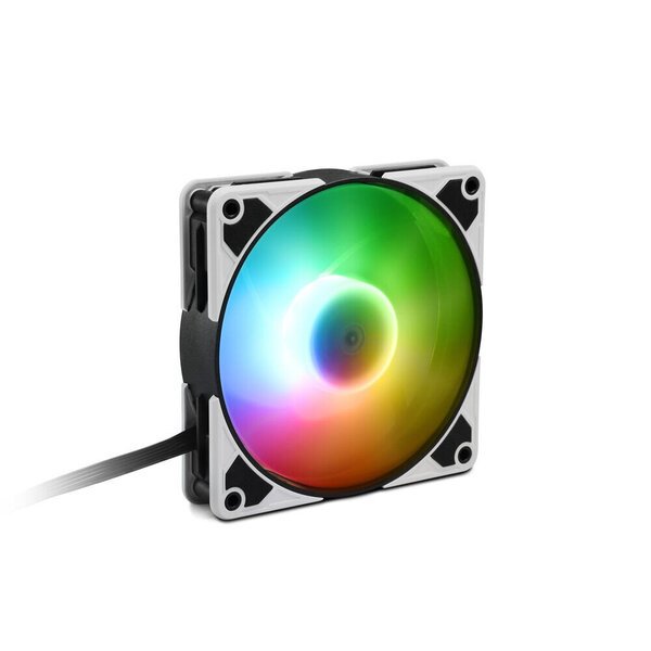 Neliönmuotoinen tuuletin Sharkoon Silent Storm 140 PWM LED RGB 140 mm