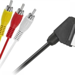 eurokaapeli - 3 x rca 1,5 m