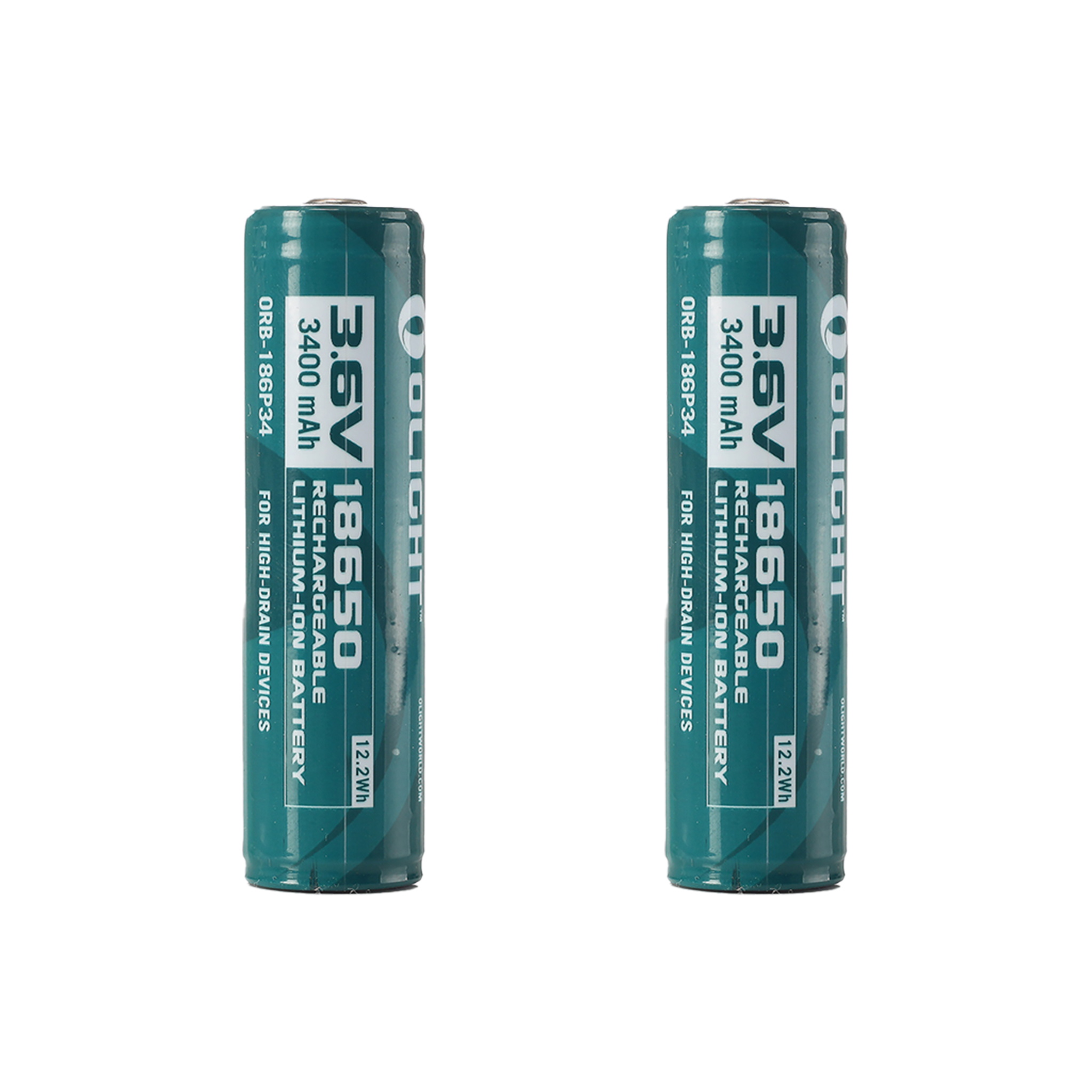 18650-batteri Olight - 3400 mAh, 2 st