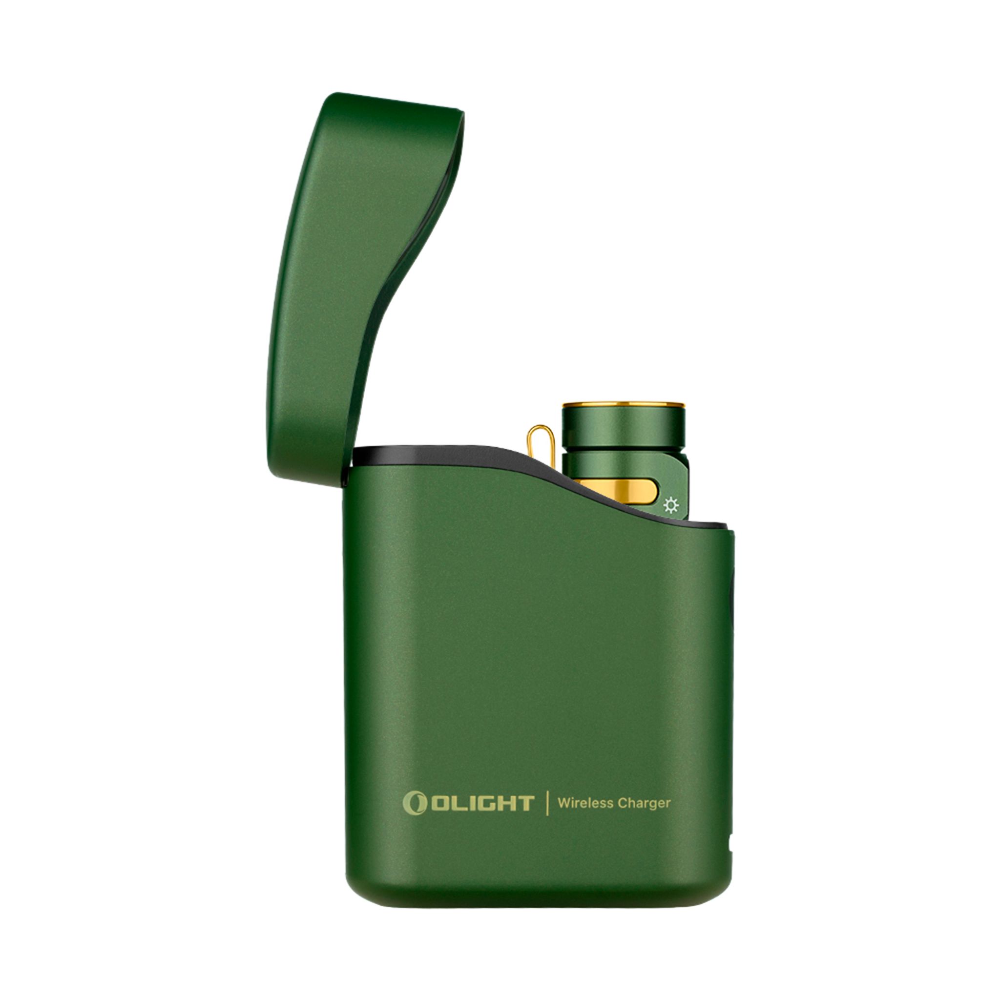 Ficklampa Olight Baton 4 Premium Edition - 1300 lm / 63 mm / Laddbar, Grön