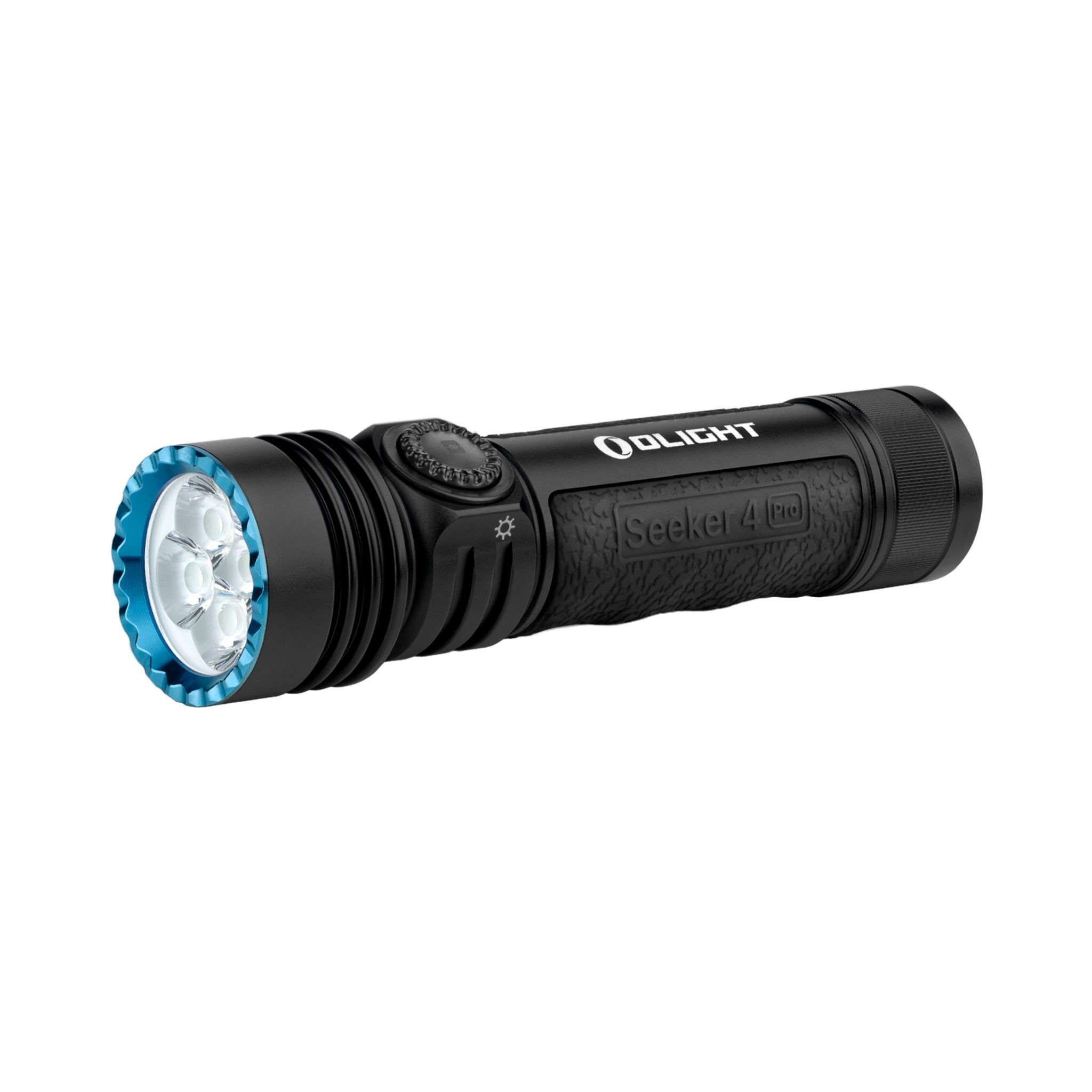 Ficklampa Olight Seeker 4 Pro - 4600 lm / 133 mm / Laddbar, Svart