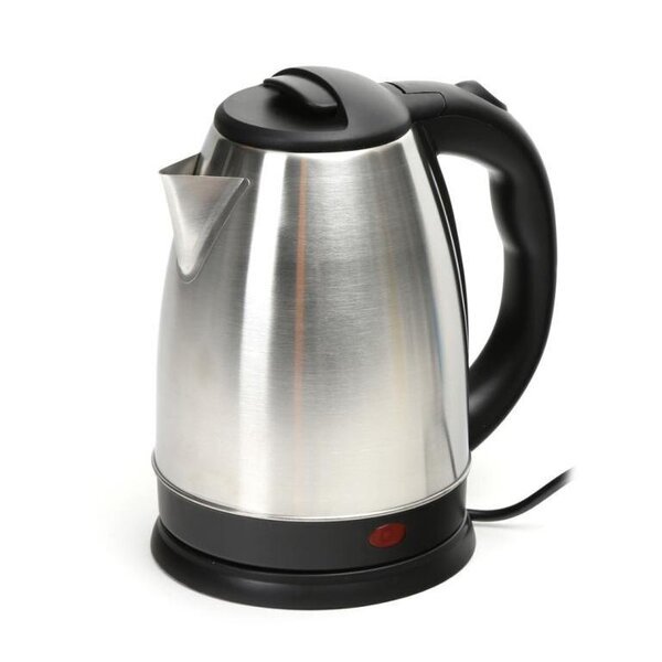 Omega OEK801 vedenkeitin ruostumatonta terästä, harjattu pinta / 1800 ml / 1500W