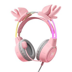 On-Ear kuulokkeet Onikuma X15-Pro​​Pink Deer Horns