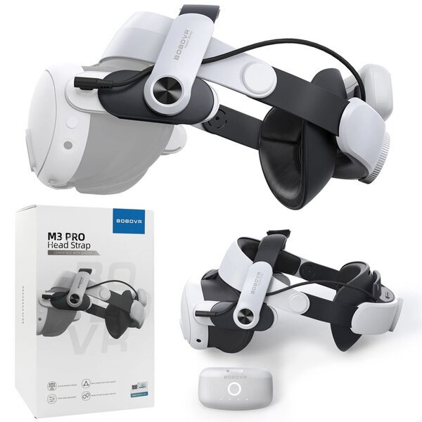 Painoa keventävä hihna Bobovr M3 Pro Oculus Meta Quest 3/3s akulla
