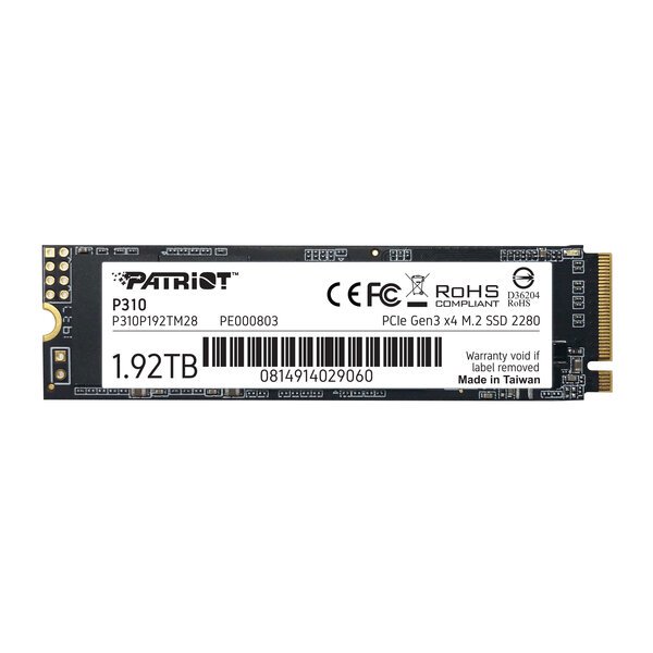 Patriot Memory P310 M.2 1920 GB PCI Express 3.0 NVMe