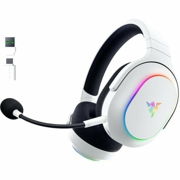 Pelikuulokkeet mikrofonilla Razer Valkoinen