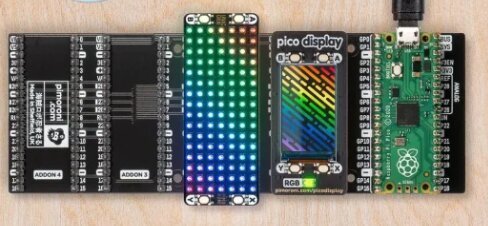 Pico Decker, neljän IO Raspberry Pi Pico -laajennus