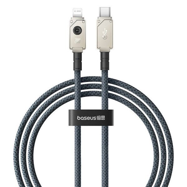 Pikalatauskaapeli Baseus USB-C - IP, 20A 1M (sininen)