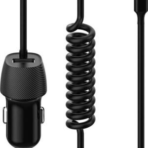 Platinet autolaturi USB + Micro USB -kaapeli 3.4A (45485)