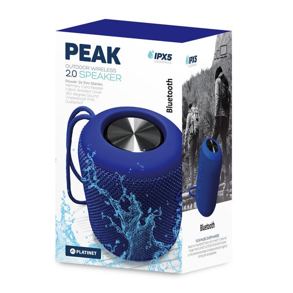 Platinet Peak Bluetooth 4.2 10W IPX5