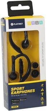 Platinet in-ear kuulokkeet + mikrofoni, musta