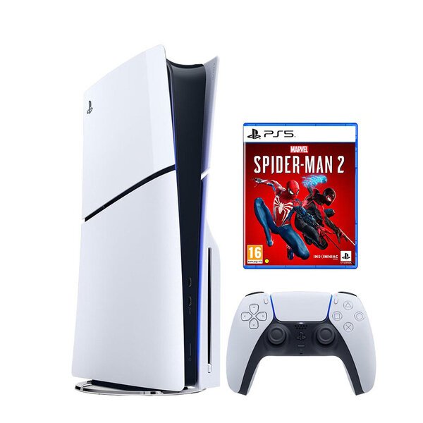 PlayStation 5 Slim Blu-Ray + Spider-Man 2