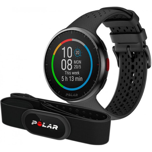 Polar Pacer Pro GPS Urheilullinenälykello, M-L, musta/harmaa