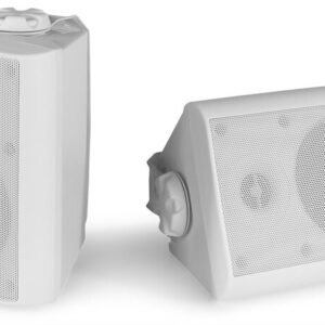 Power Dynamics BGO40 kaiutinsarja sisään/ulkokäyttöön 4"100W valkoinen